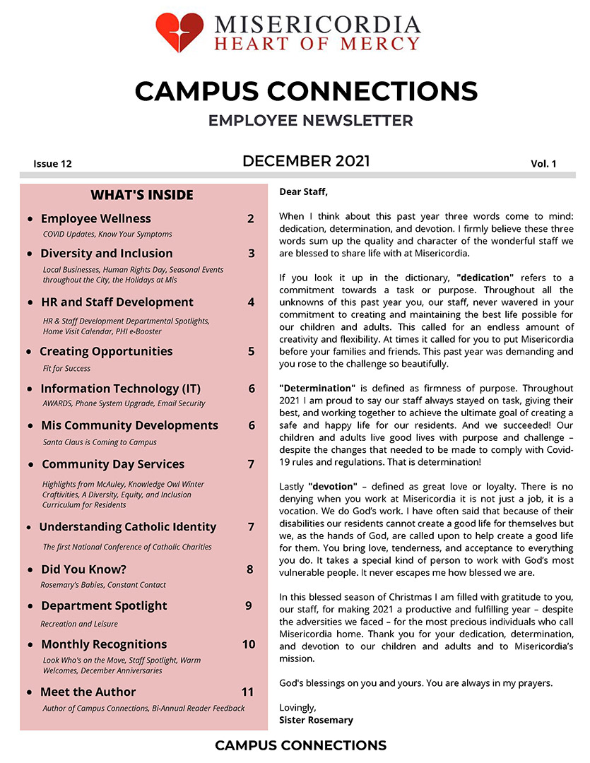 Campus Connections, December 2021