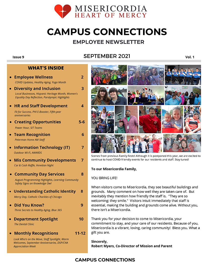 Campus Connections, September 2021